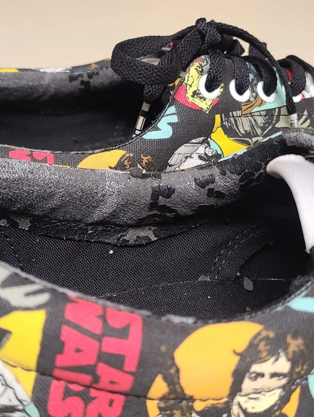 Vans X Star Wars Classic Repeat Era comic book skateboard sneakers size 10.5